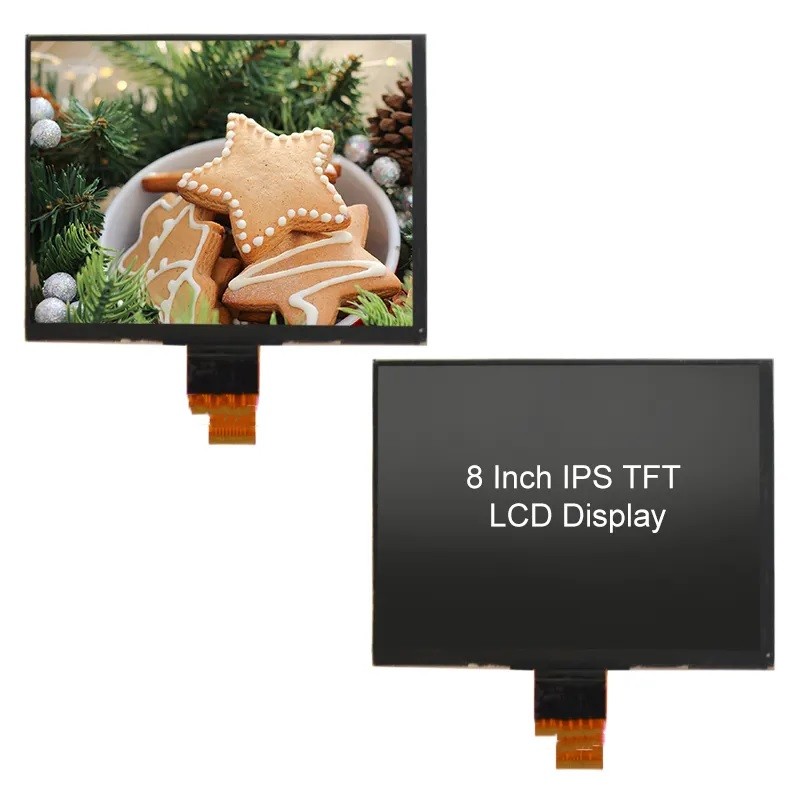 1024x768 tela táctil capacitivo da exposição LVDS de TFT LCD de 8 polegadas